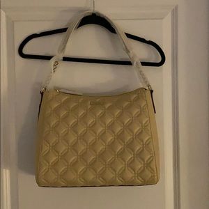 NWT Kate Spade shoulder Bag in beige